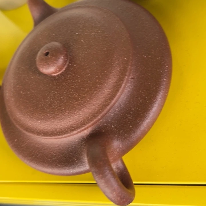 紫砂茶壶瑕疵虚扁150cc