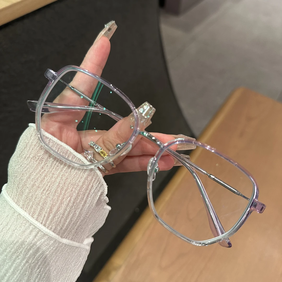 【星芒流光紫】赠送有框 高级超轻显瘦可配度数散光近视磁吸眼镜