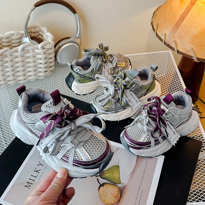 【飘带】2025春款学生运动鞋休闲百搭气质软底双网透气BBL9119