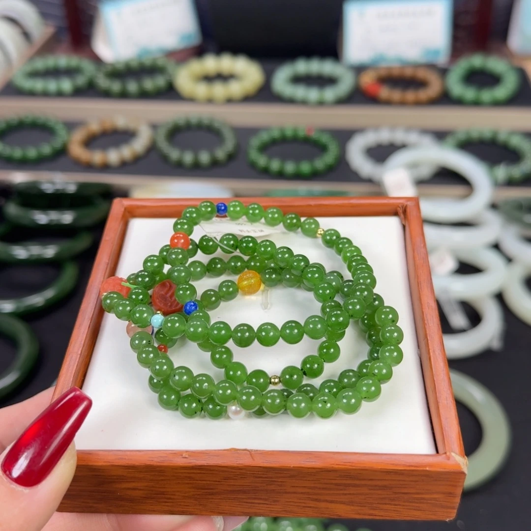 大***o和田玉未镶嵌手链