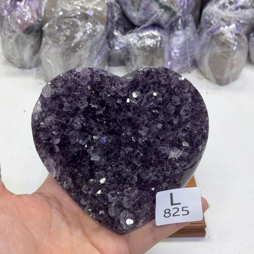 水晶摆件未镶嵌天然紫水晶