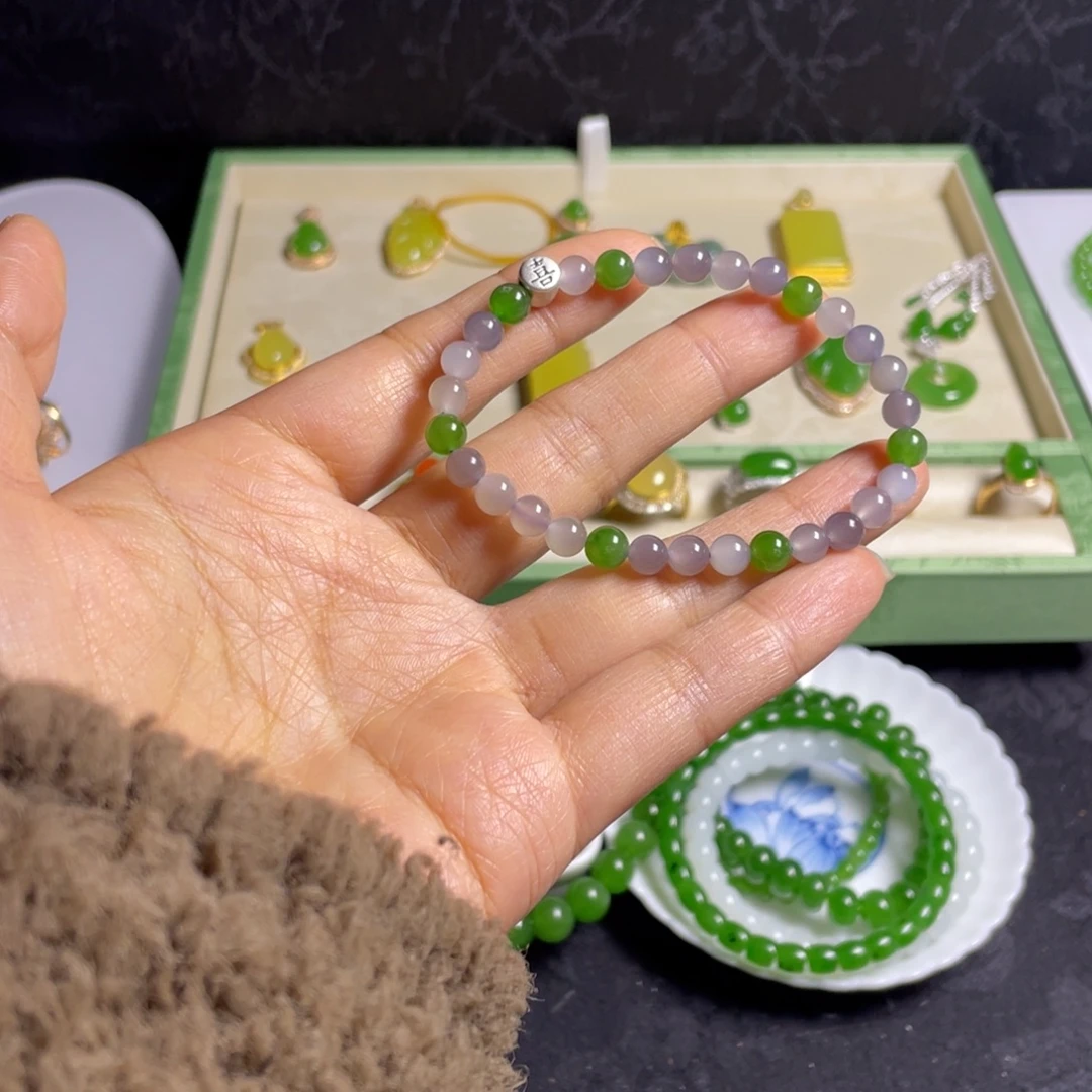 和田玉未镶嵌手串