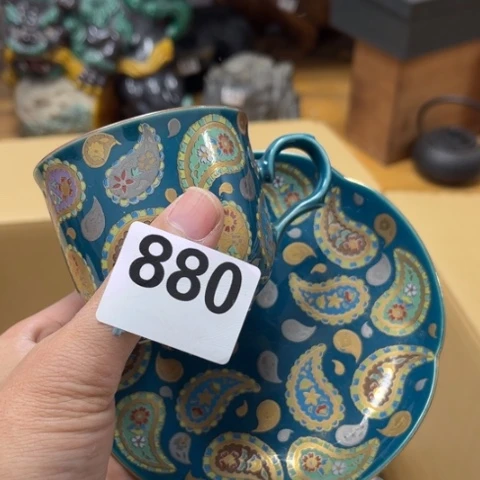 瓷片摆件工艺品瓷器摆件777