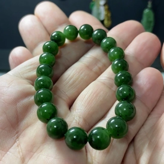 和田玉（碧玉）未镶嵌手串