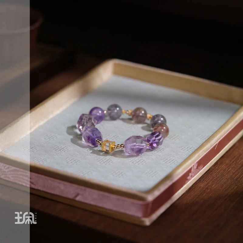 花怜|水晶*手串*18K金镶嵌QXC24122715多样性发其一