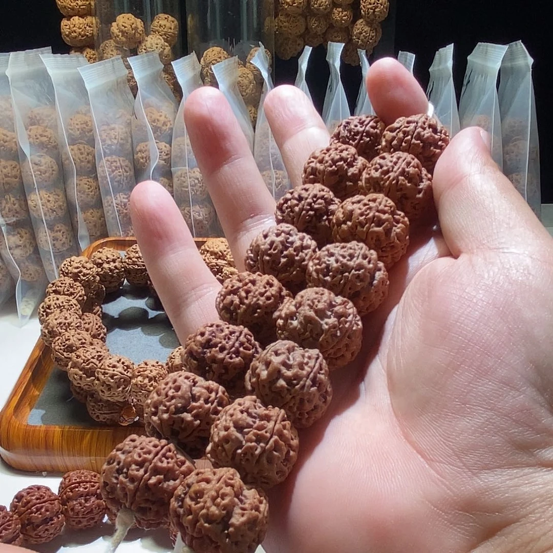 吊坠金刚菩提私人订制红皮龙鳞梅花21mm