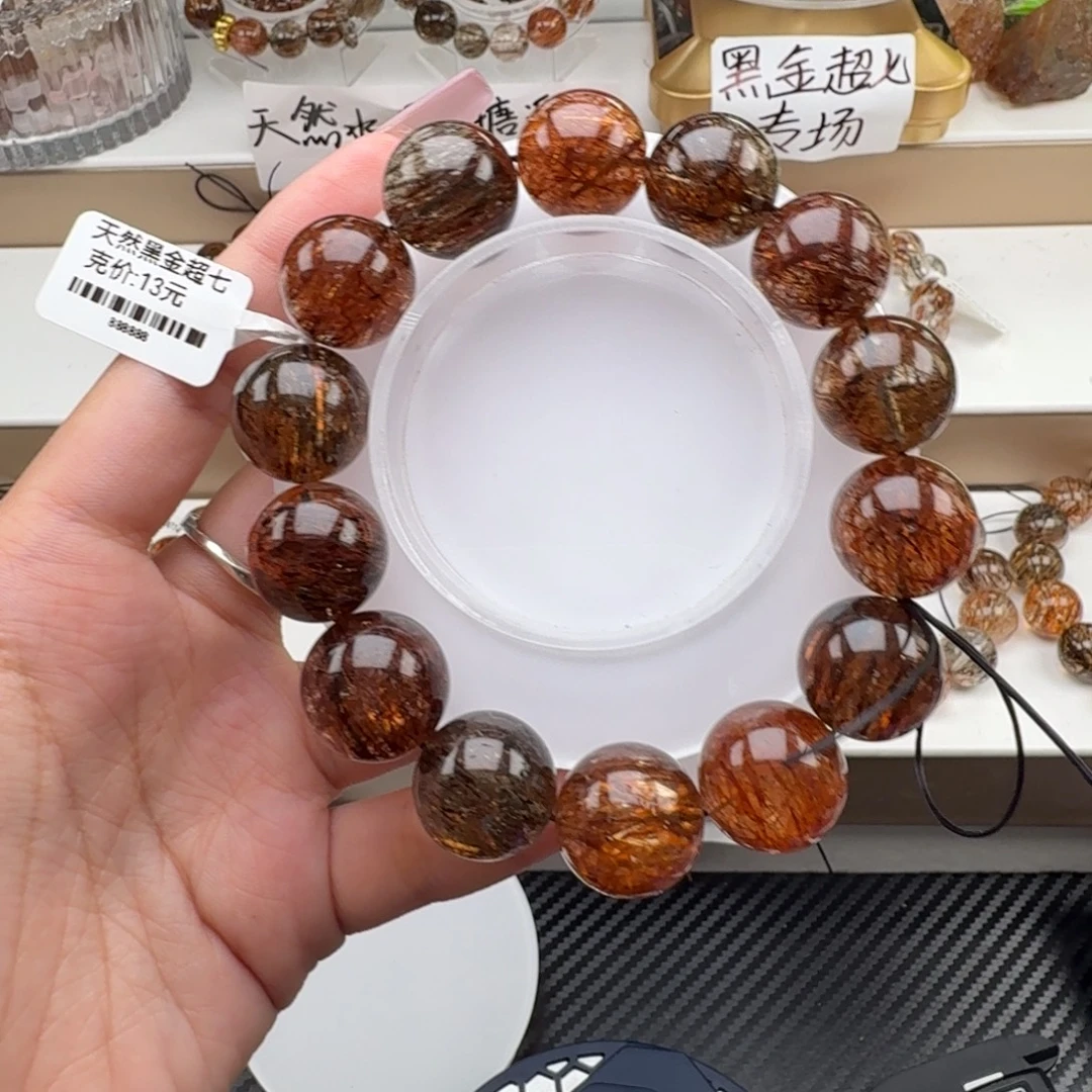 手链未镶嵌水晶黑金超七多样性发其一