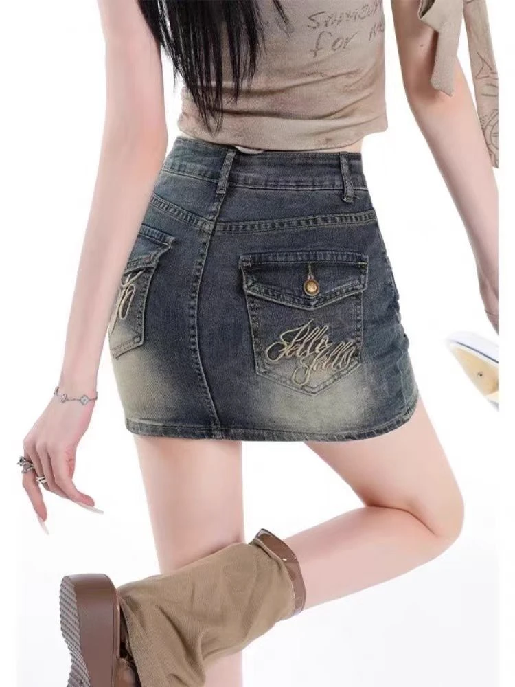 5红）高腰热裤薄款短裤弹力夏季牛仔辣妹显瘦性感包臀《默认瑕疵》