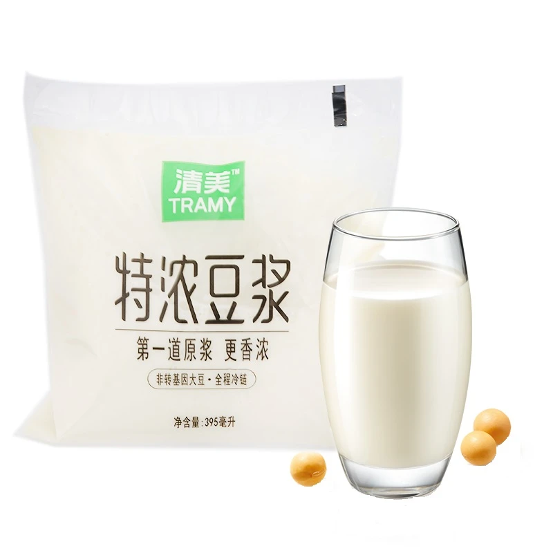 清美 特浓豆浆395ml/袋