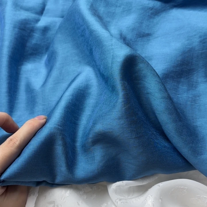 混纺棉深蓝人鱼姬2米。