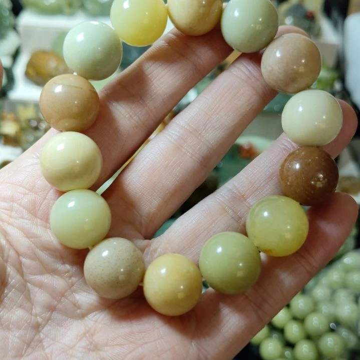 岫玉手串款式未镶嵌