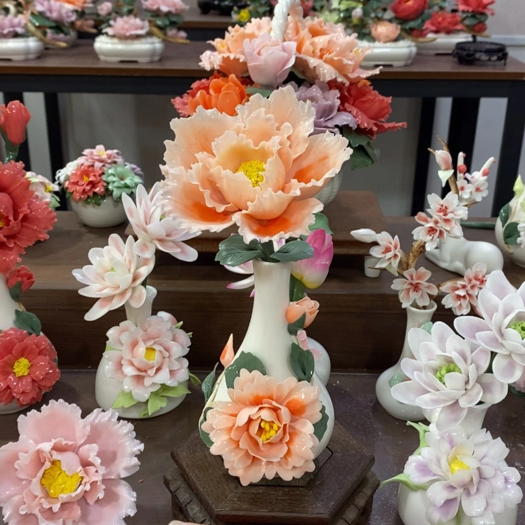 瓷片陶瓷工艺品摆件