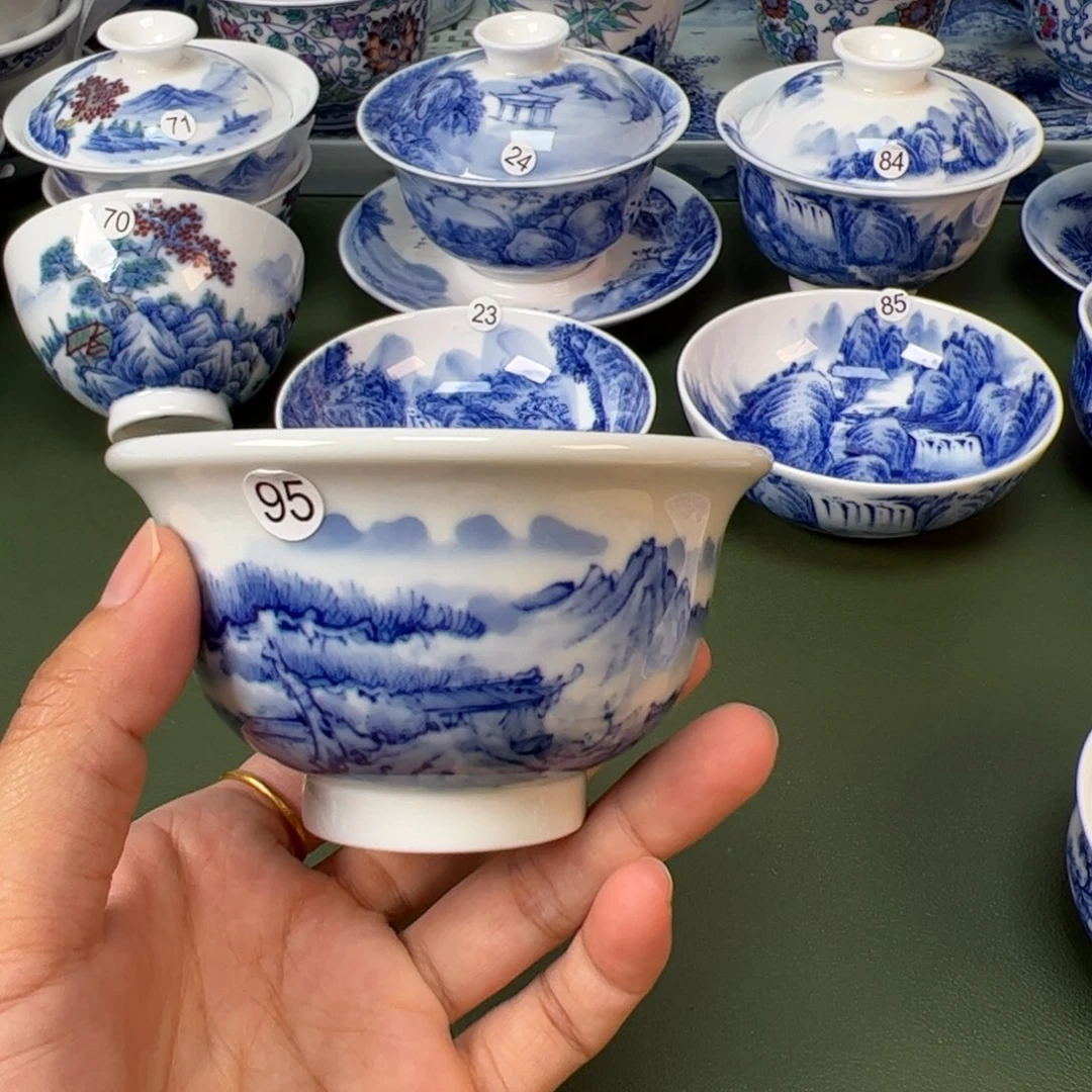 木木景德镇纯手工纯手绘茶具95