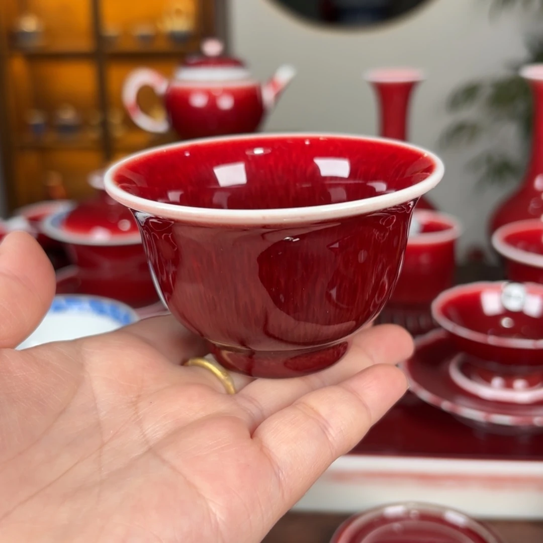 摆件景德镇高温原矿釉