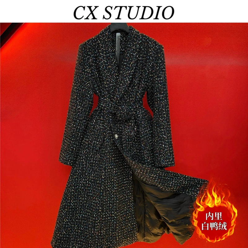 YC编码22 经典收腰轻奢时尚羽绒服（定制女装）CX318