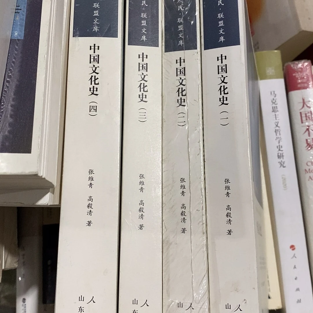 中国文化史  全4卷  库存