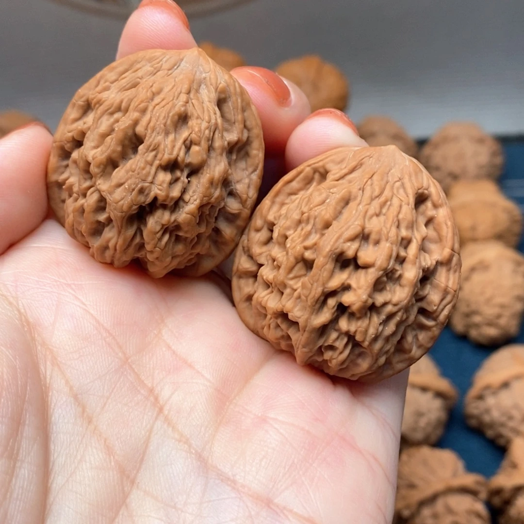 把件文玩核桃8虎头34.5