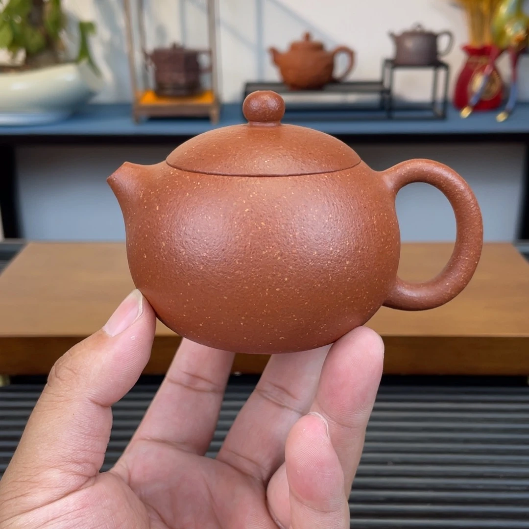 茶壶紫砂红降坡西施170cc