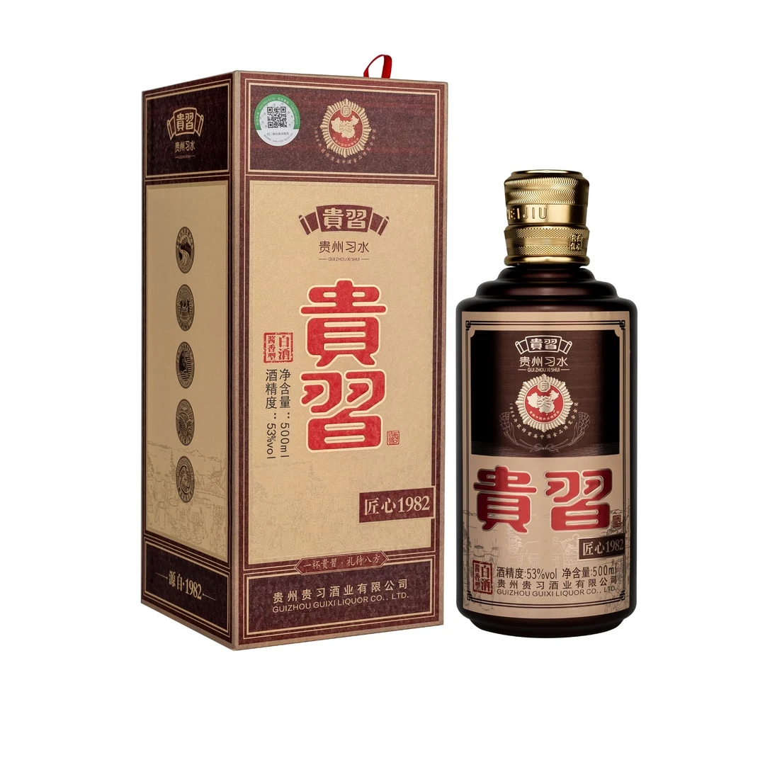 贵习匠心1982酱香型白酒送礼宴请  整箱53%Vol500ml