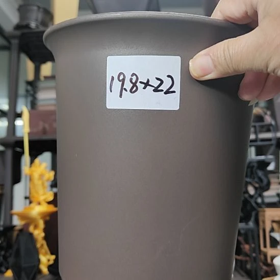 灌***子6只19.8*22深圆盆紫檀色