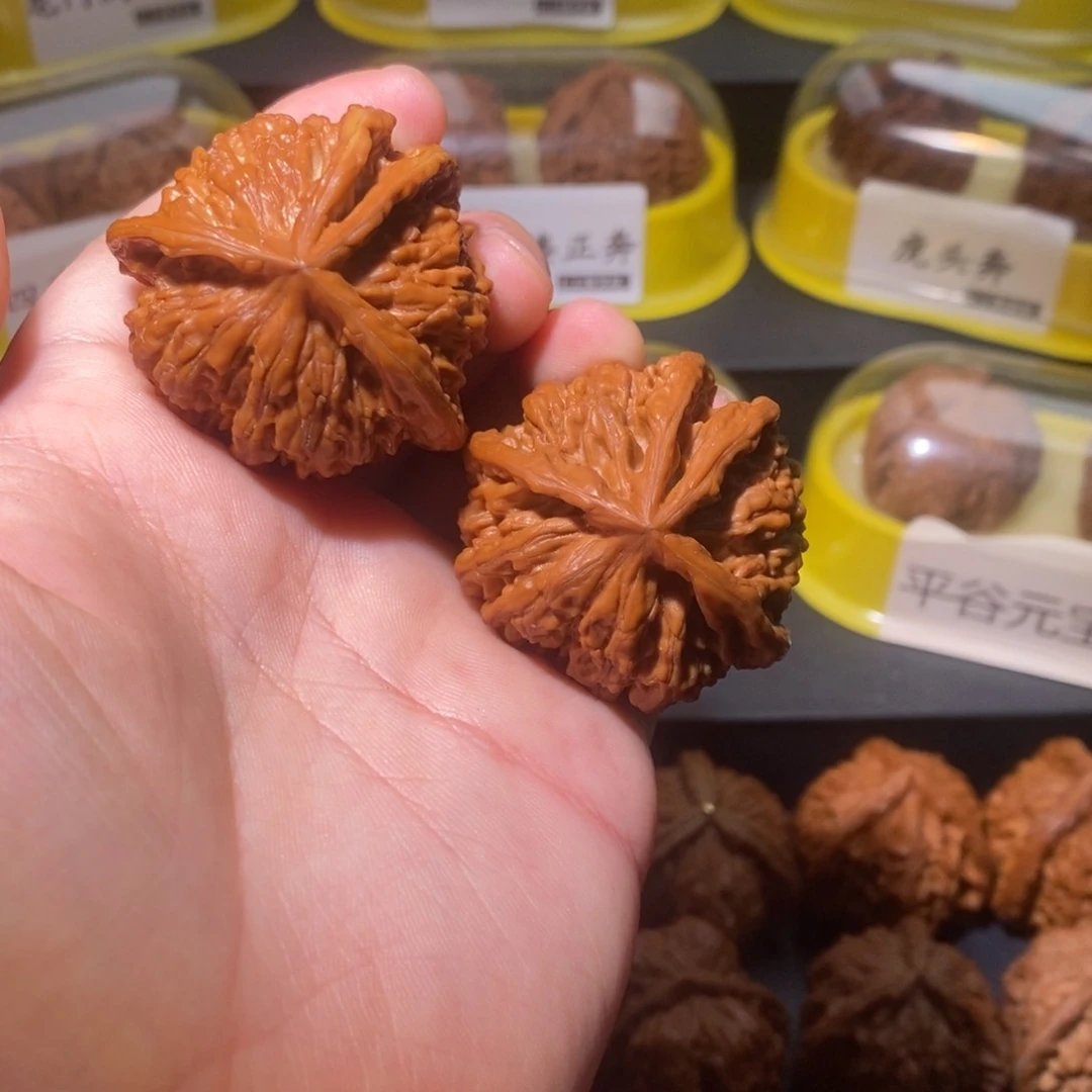 文玩核桃把件官帽龙首45