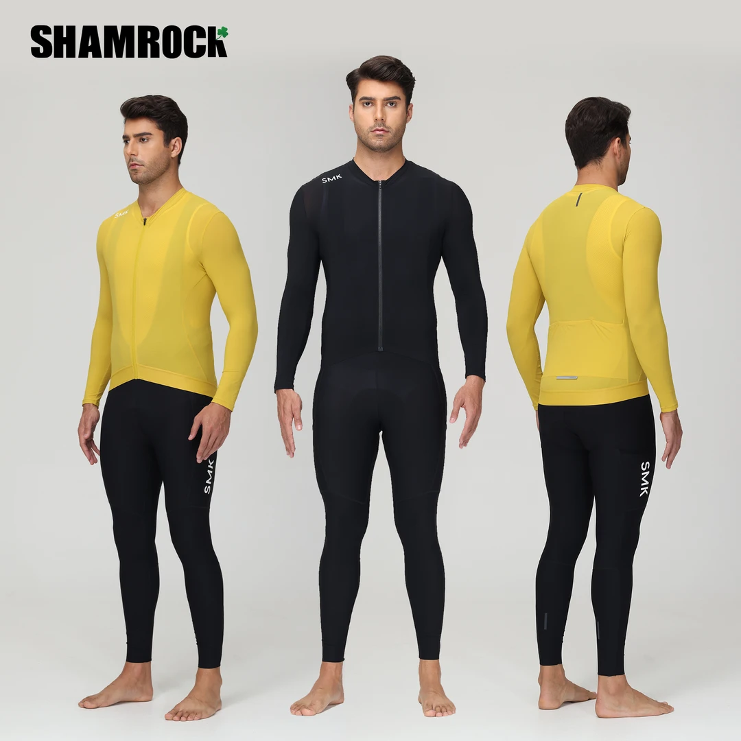 SHAMROCK仕玛客新款赛恩2.0春夏季男款竞技款骑行服防晒薄款长袖