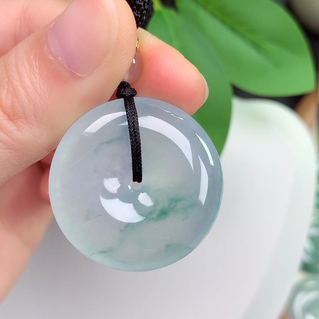 颈饰未镶嵌翡翠平安扣 29-6.2mm