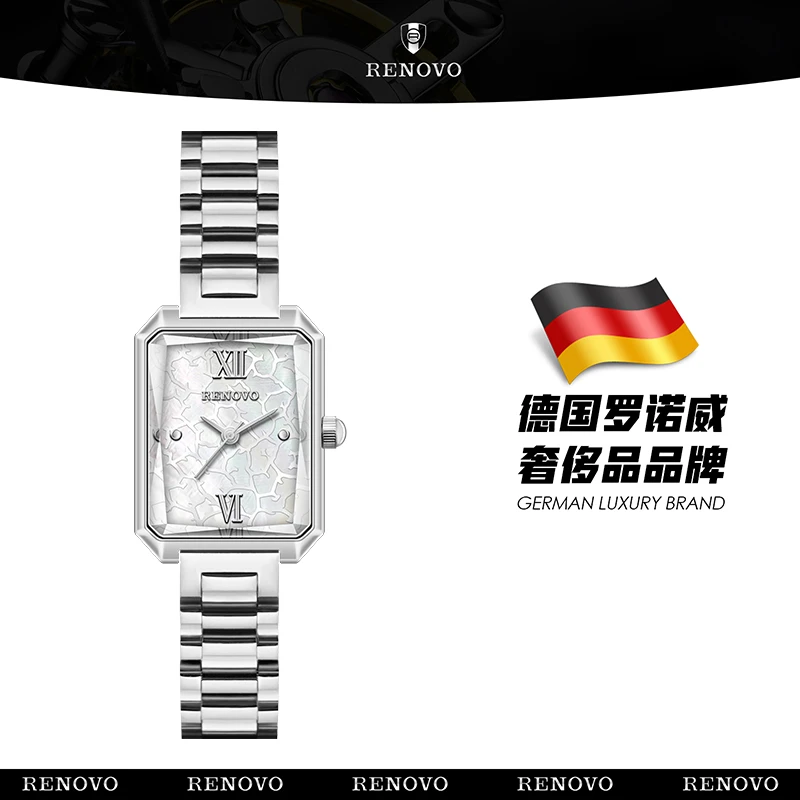 德国注册品牌RENOVO罗诺威时尚防水女士腕表-R55116-XPZX