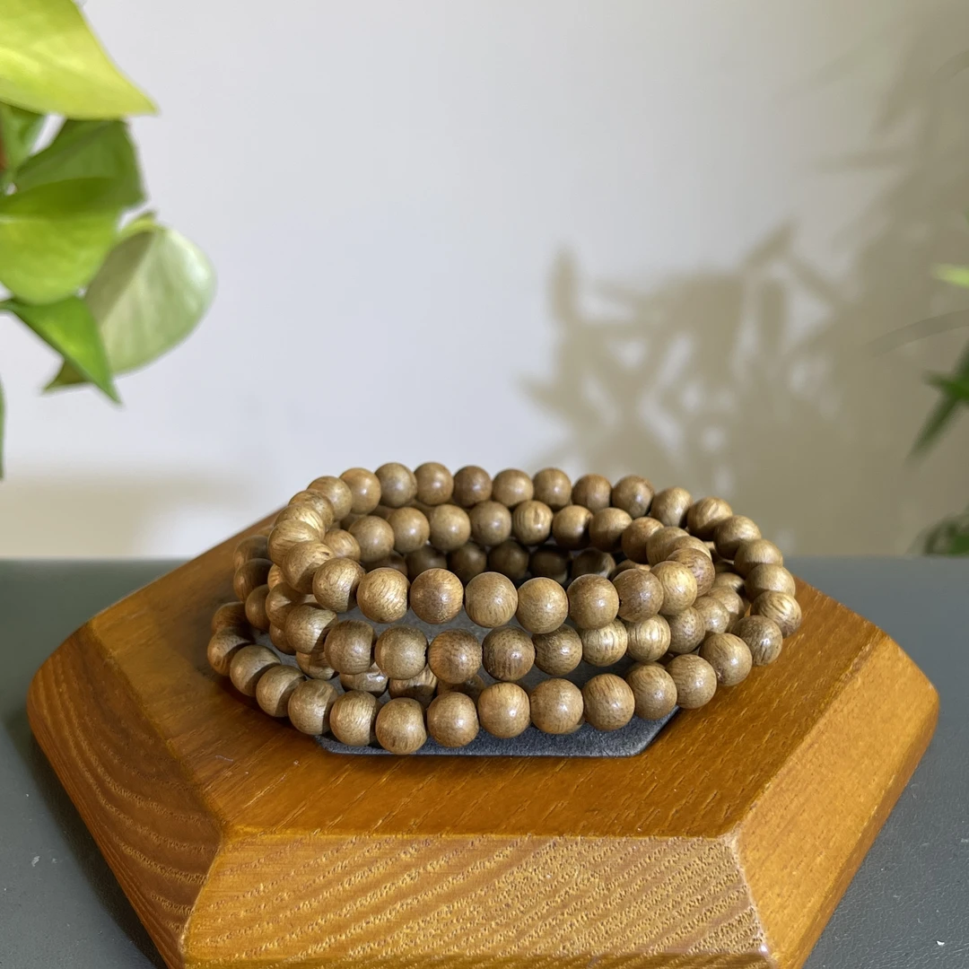 JZY07-016   沉香-文莱软丝佛珠珠链