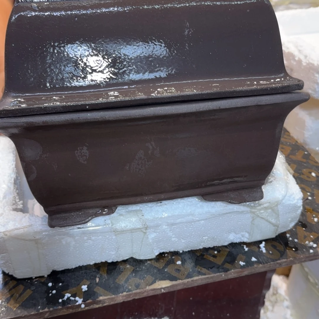 紫砂花盆口径26.18.10口径