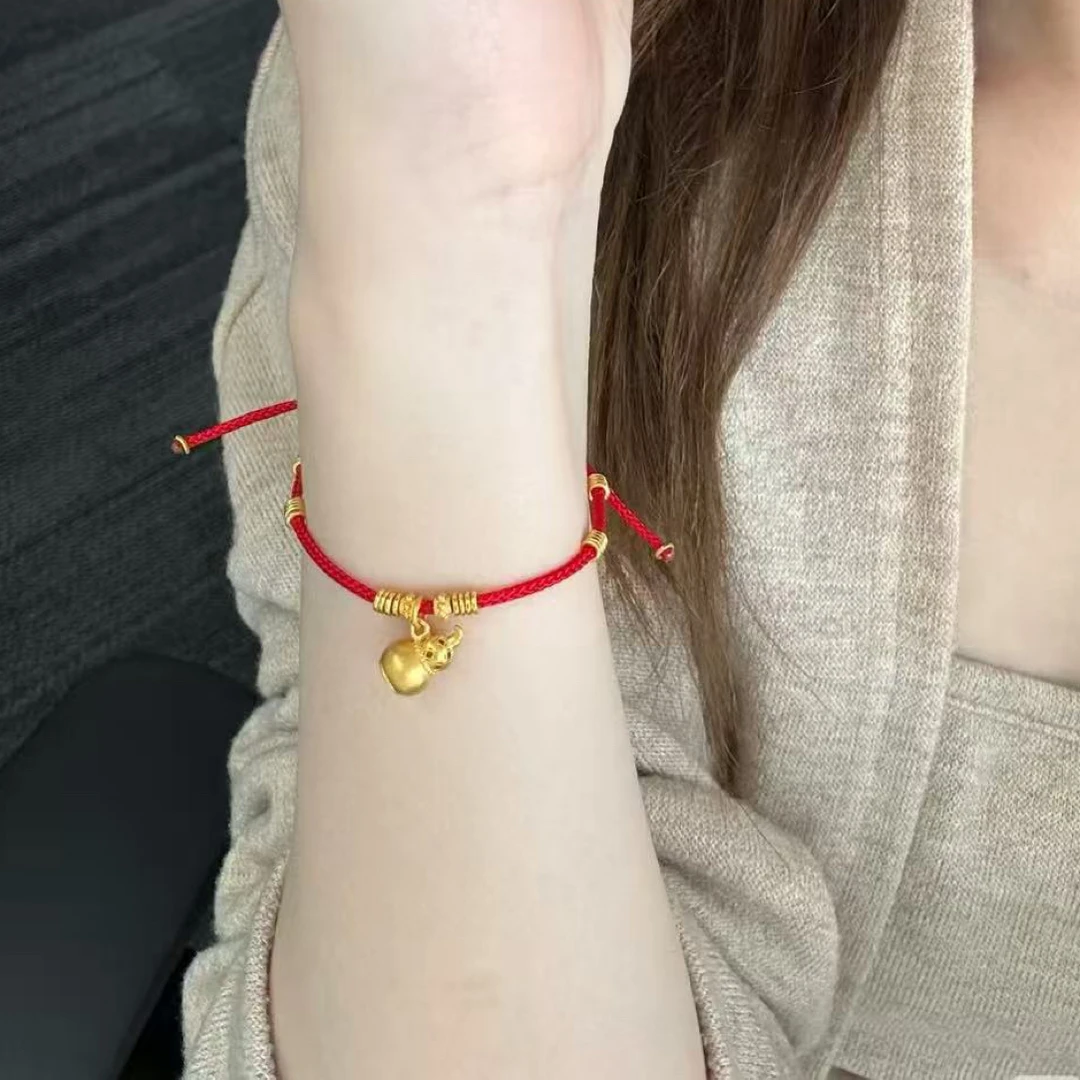 合成金属珐琅手链 葫芦转运珠编织手链