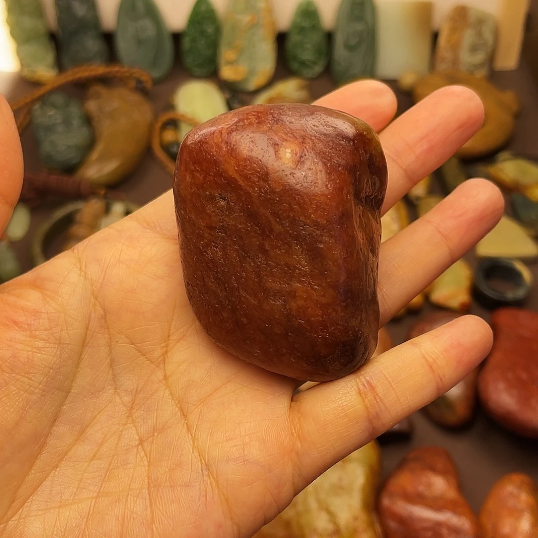 岫岩河磨玉（透闪石质玉）未镶嵌颈饰