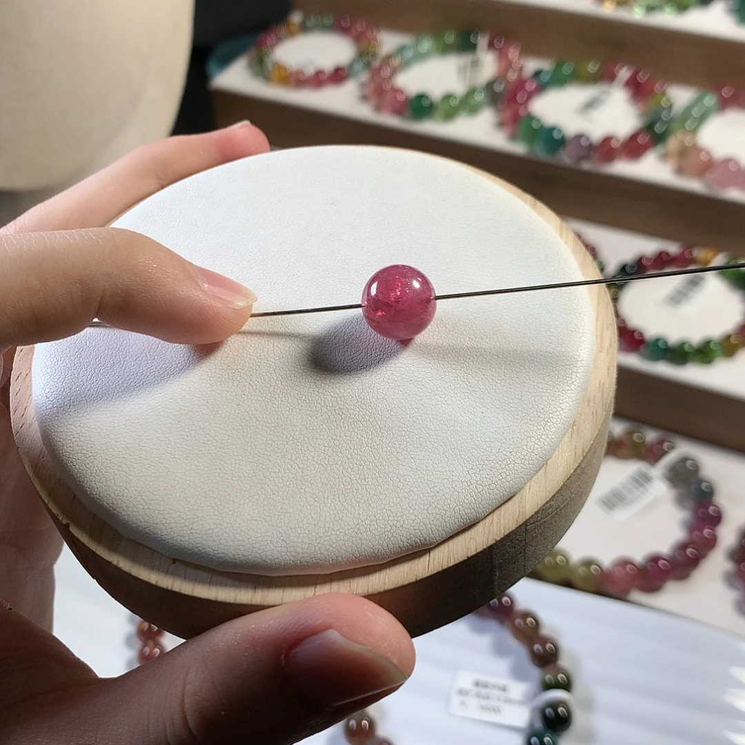 Y***卡未镶嵌手链碧玺无鉴赏期12mm