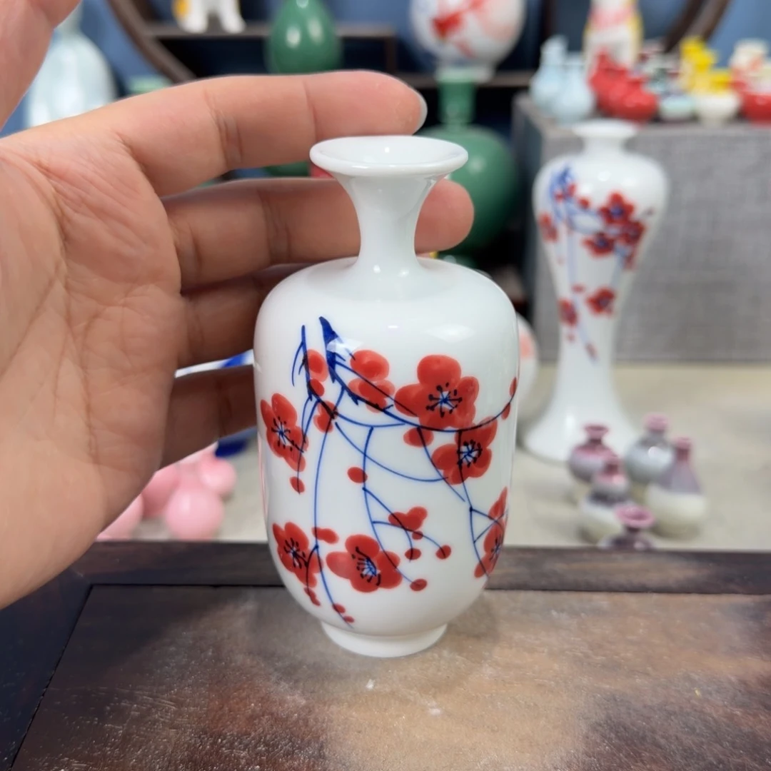 陶瓷手工小花器摆件