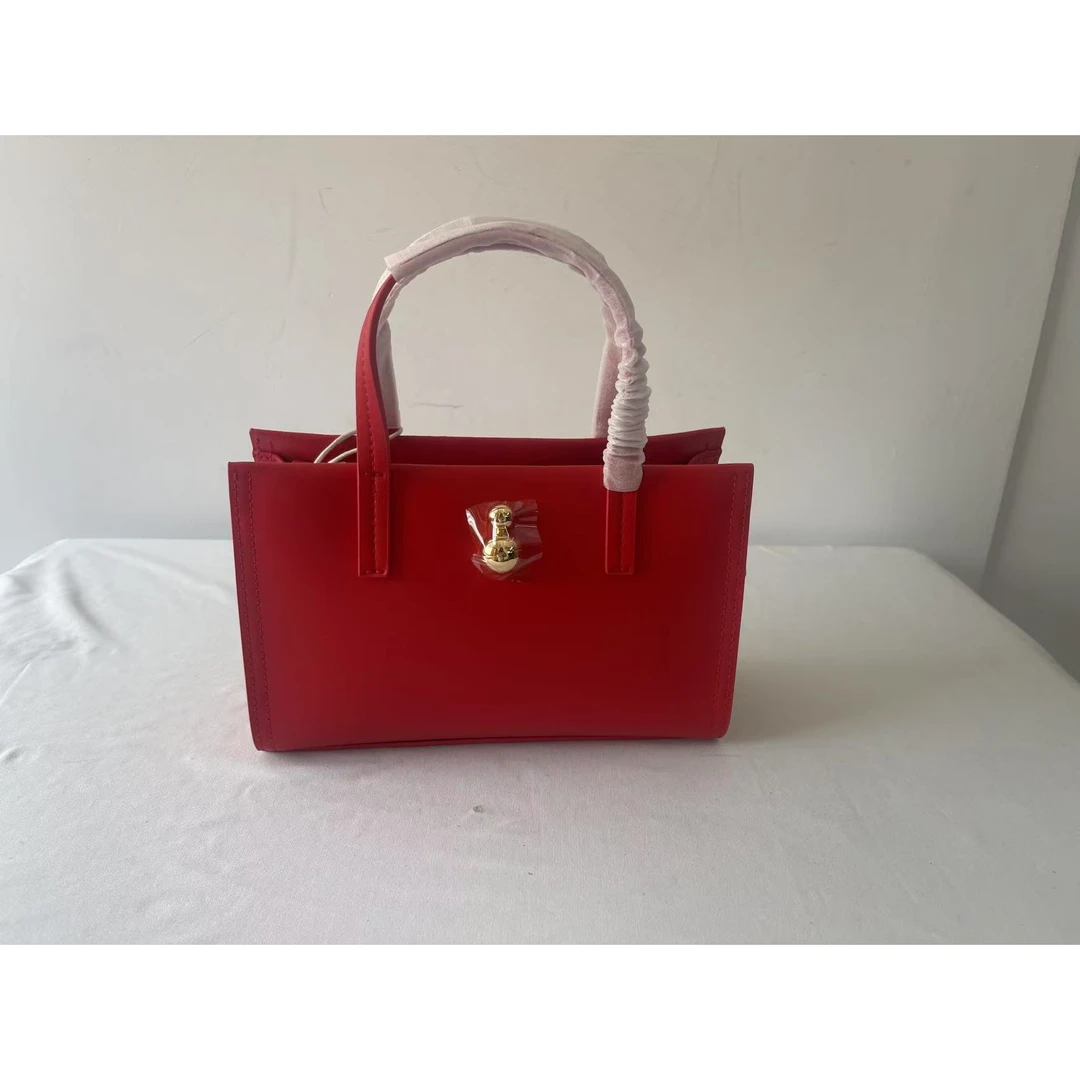 6745大红2025新款时尚真皮女包