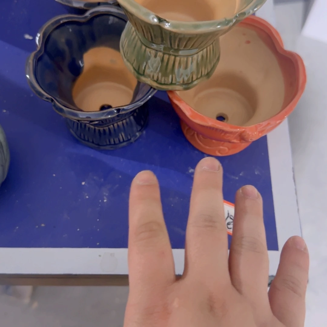 紫砂花盆粗陶盆醋