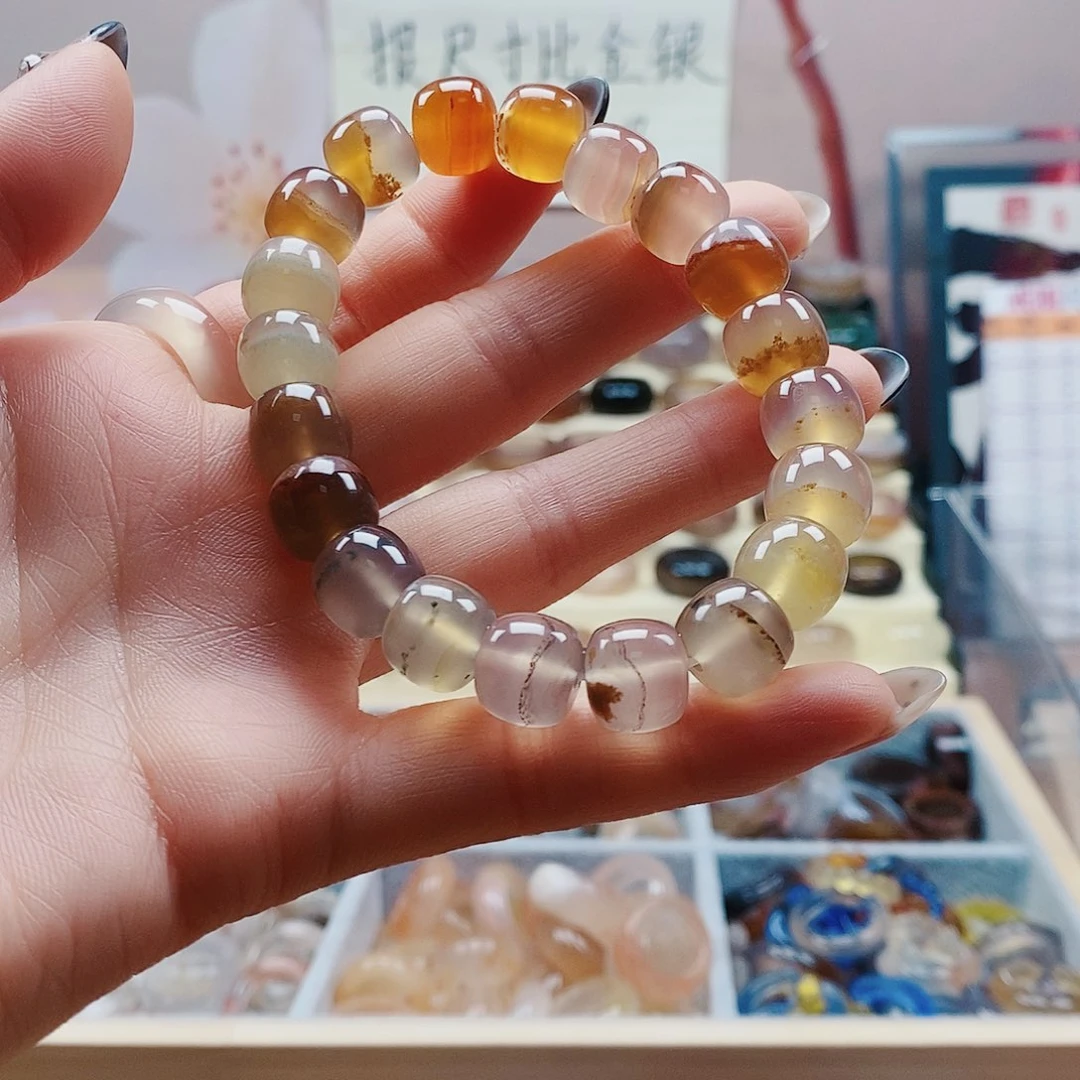 玛瑙/玉髓戒指未镶嵌一***一
