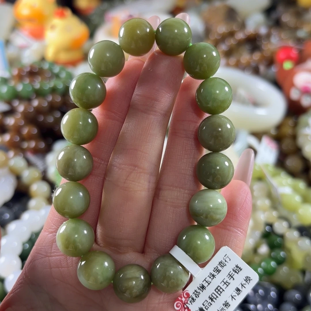 和田玉未镶嵌手串142