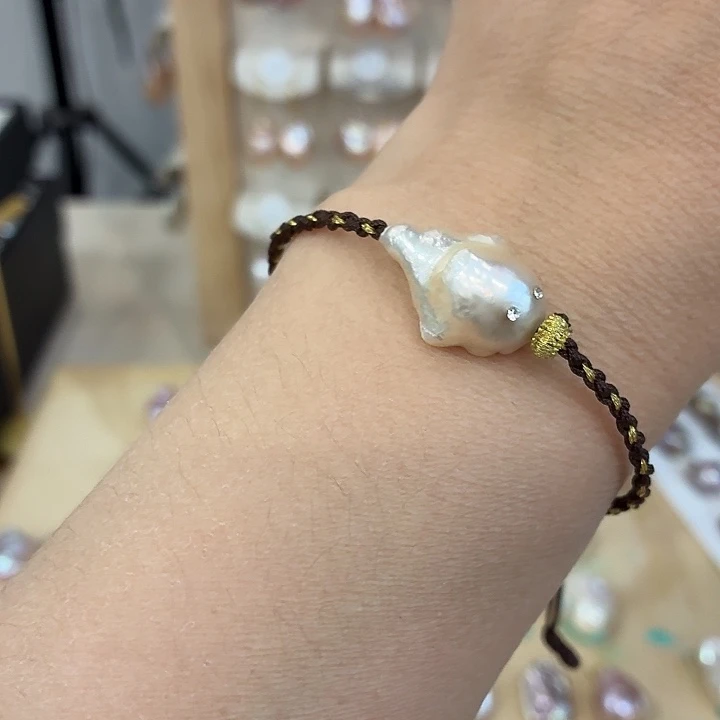 未镶嵌手绳淡水珍珠