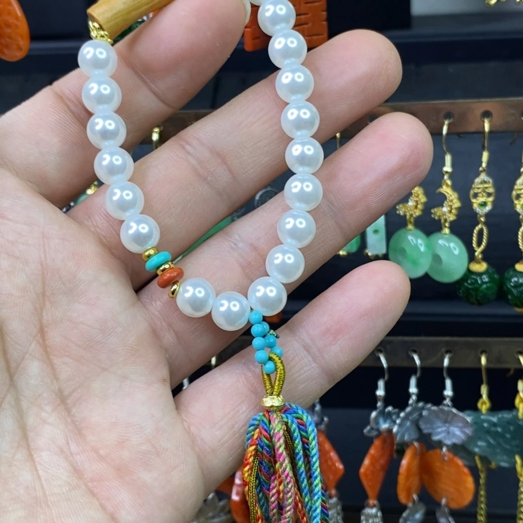 颈饰未镶嵌翡翠手链