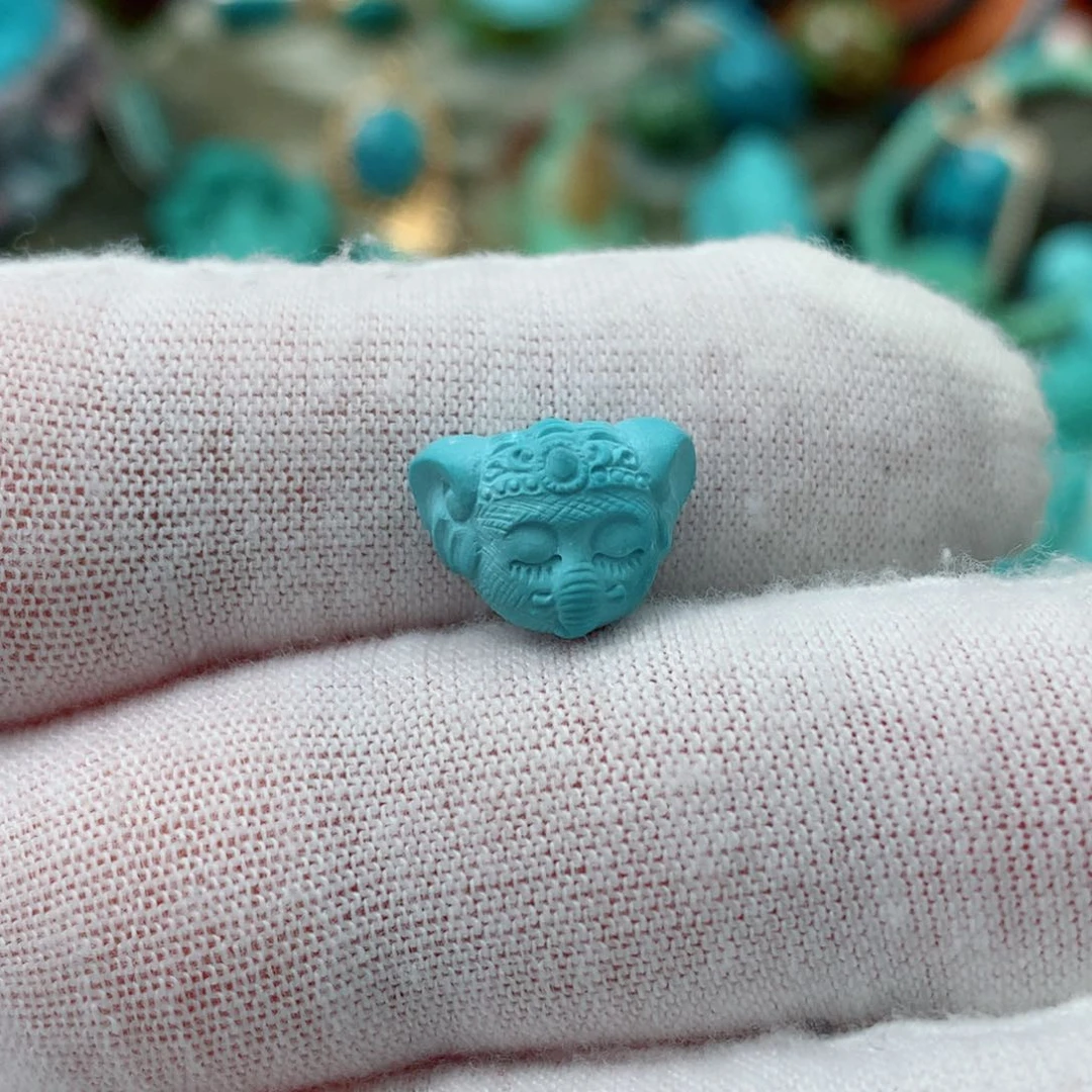 绿松石珠宝奇石未镶嵌