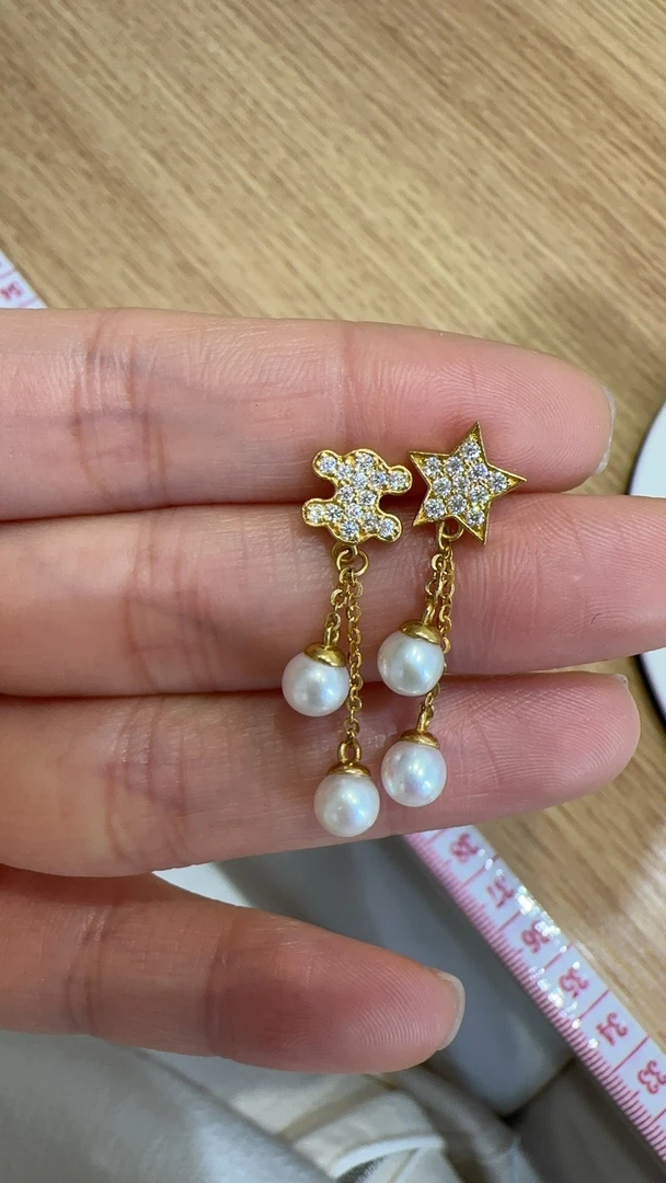 足金精品工艺耳饰