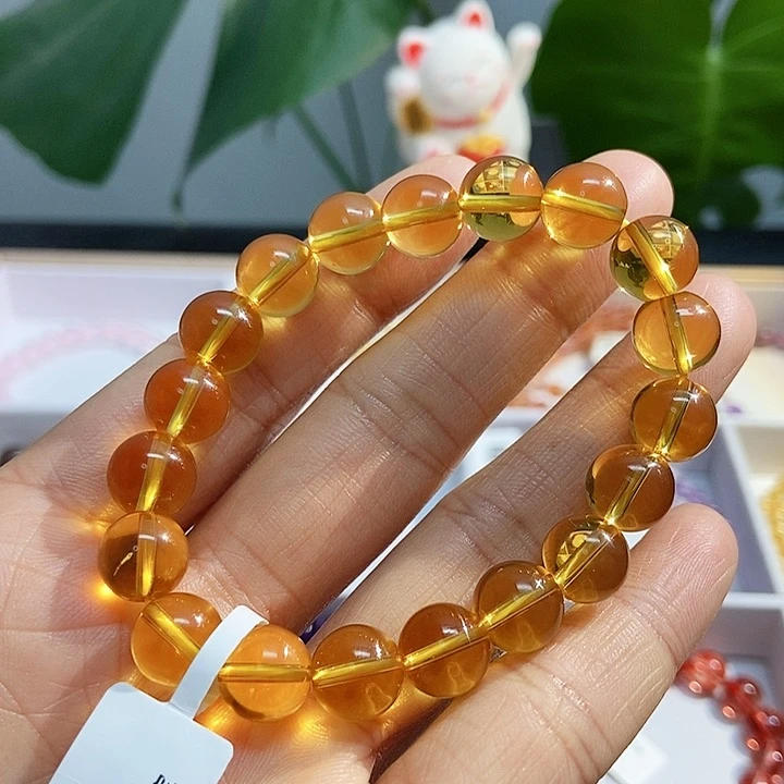 水晶手链未镶嵌黄水晶