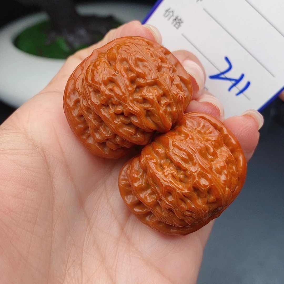 把件文玩核桃36球白211