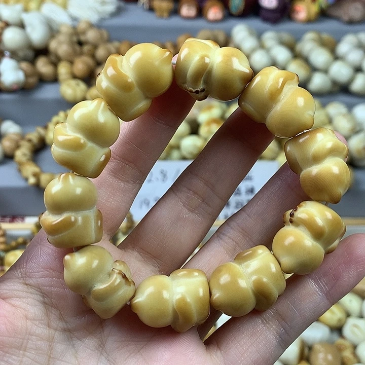 菩提根/象牙果吊坠象牙果无相猫手串2122通货