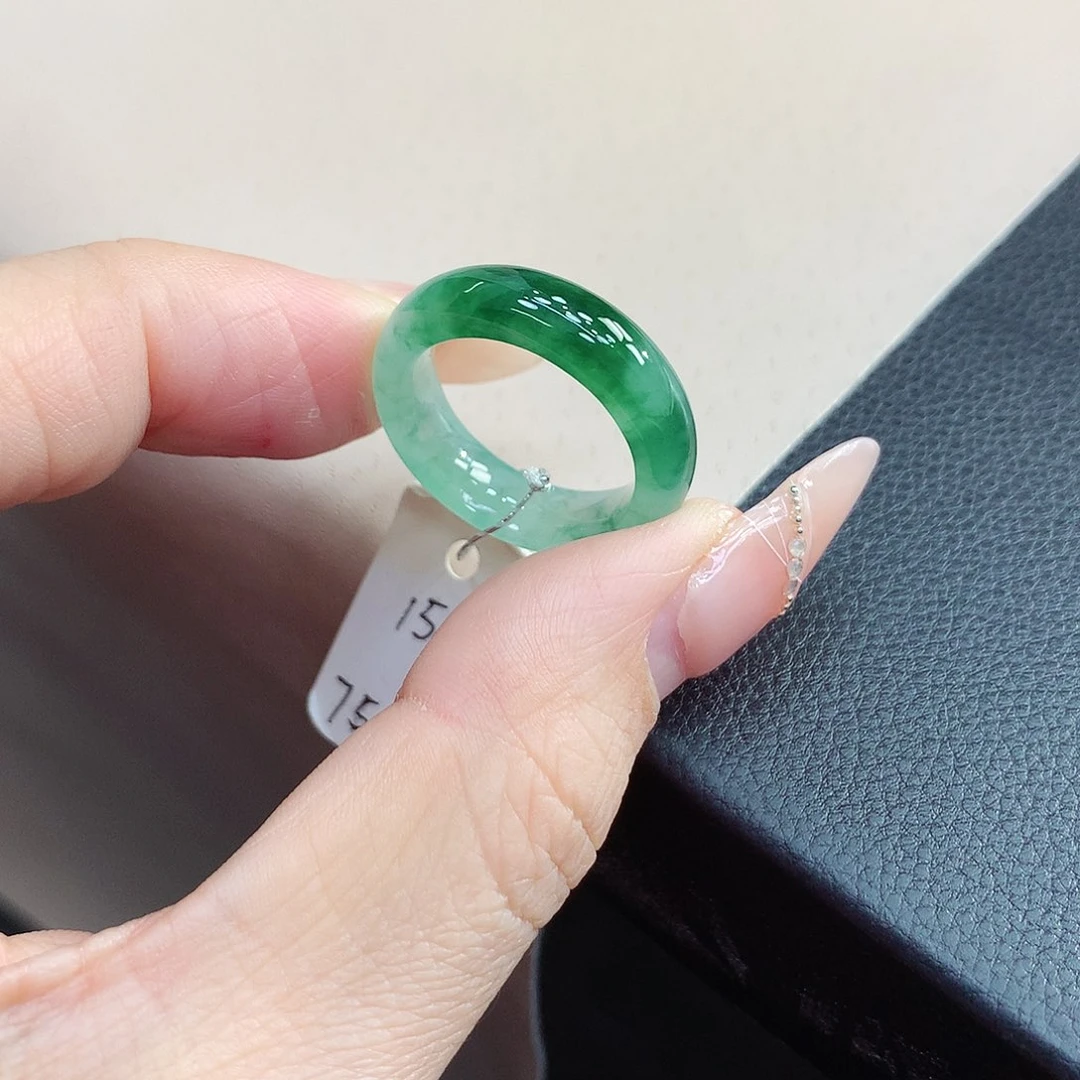 未镶嵌戒指翡翠15号
