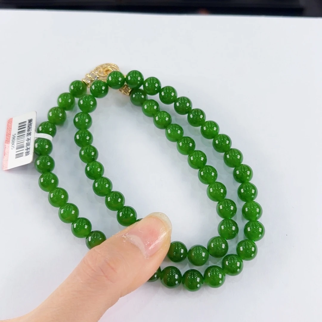 l***d和田玉（碧玉）未镶嵌颈饰
