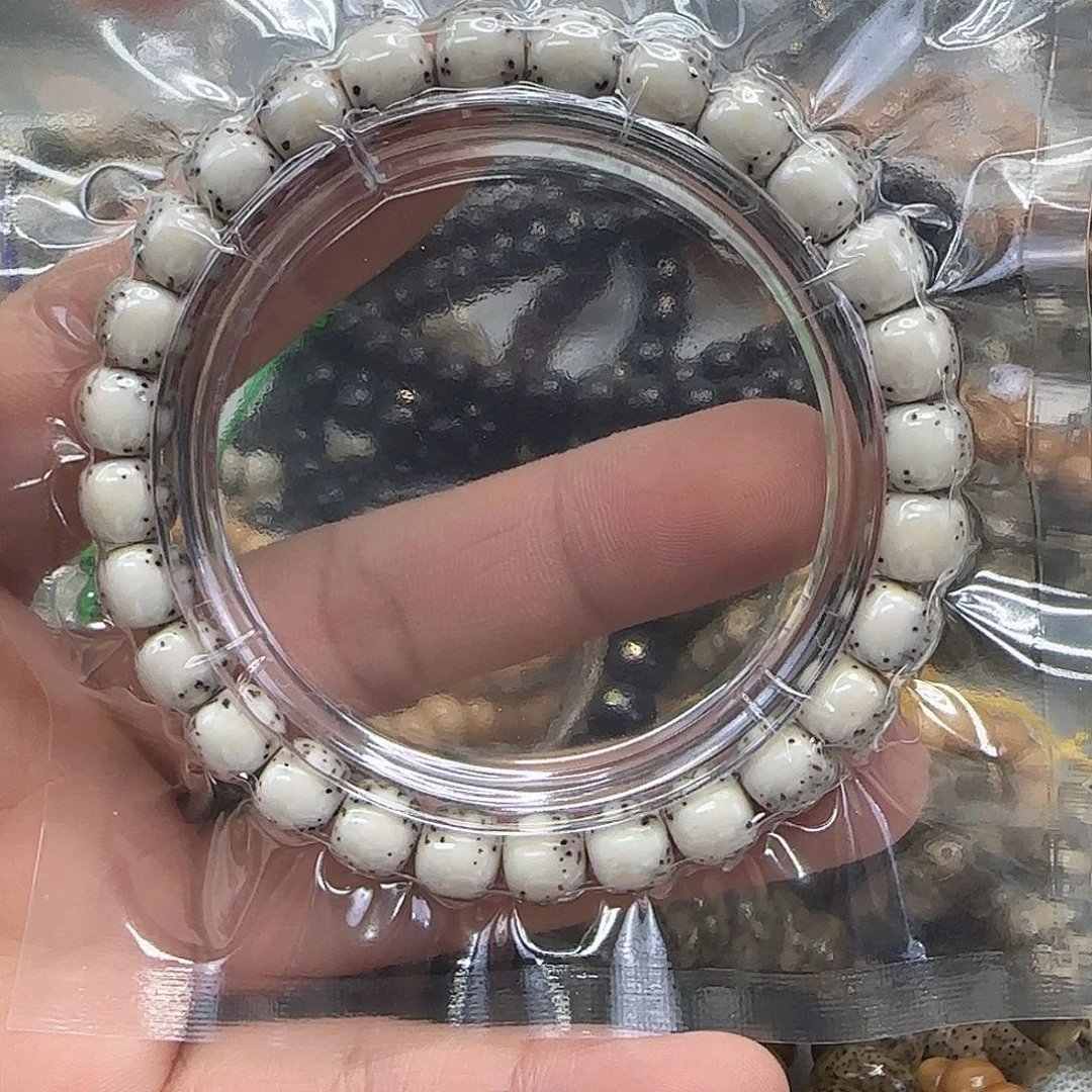 星月菩提手串162动地半壁留白星月87单圈河豚