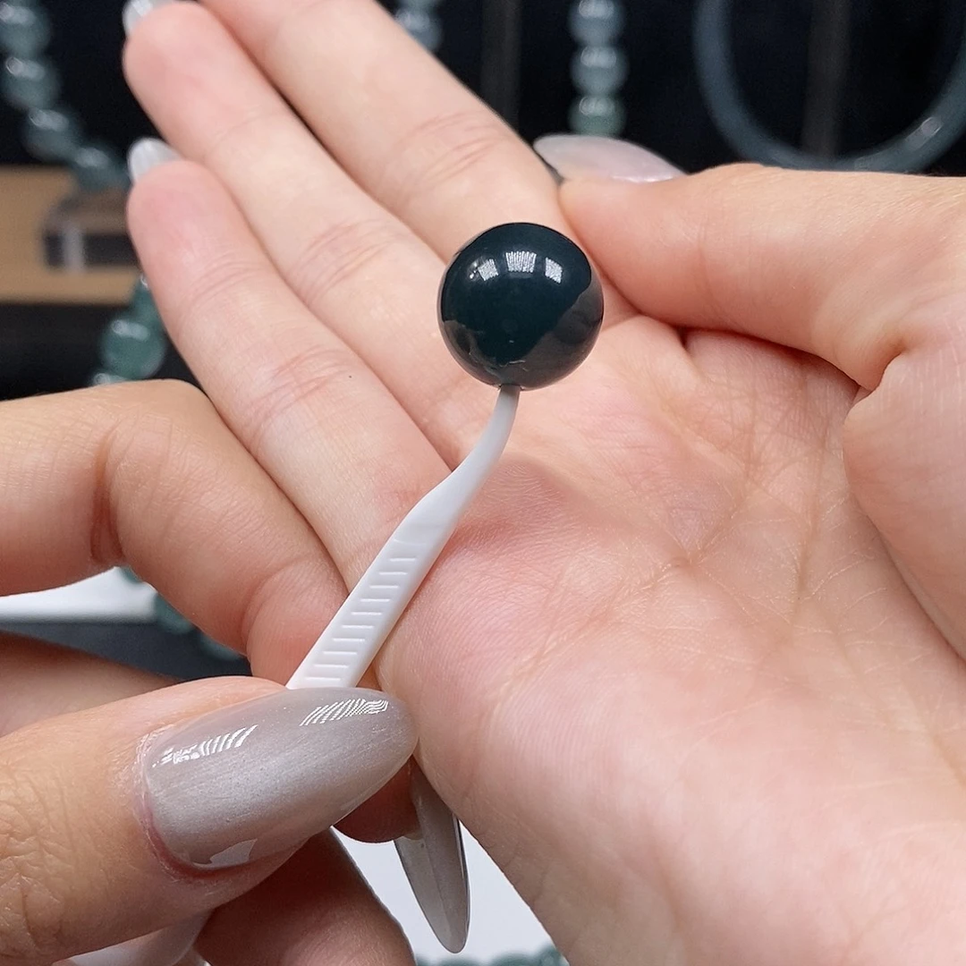散珠翡翠12.5mm单珠