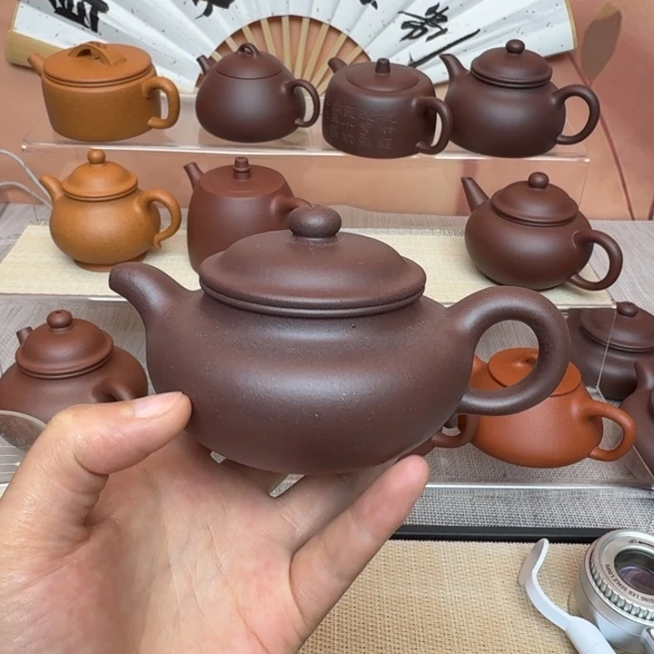 波***涌茶壶紫砂仿古200cc